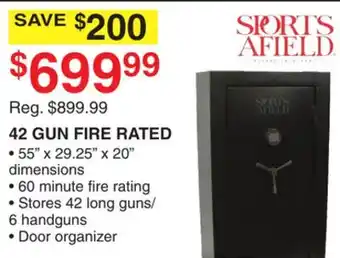 Dunham's Sports 42 GUN FIRE RATED offer