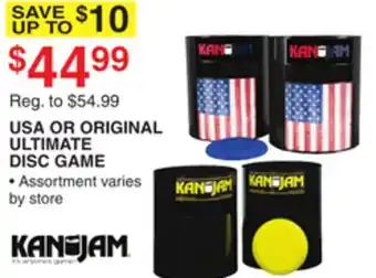 Dunham's Sports USA OR ORIGINAL ULTIMATE DISC GAME offer