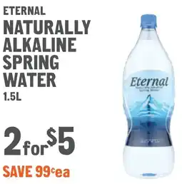 New Seasons Market Eternal naturally alkaline spring water offer