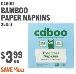 New Seasons Market Caboo bamboo paper napkins offer