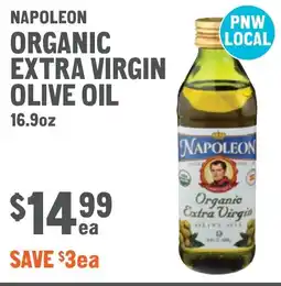 New Seasons Market Napoleon organic extra virgin olive oil offer