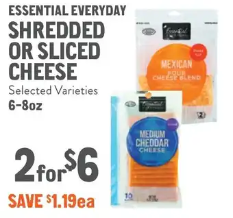 New Seasons Market Essential everyday shredded or sliced cheese offer