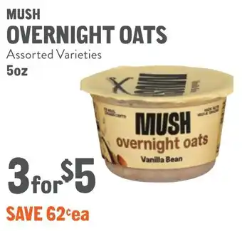 New Seasons Market Mush overnight oats offer