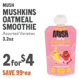 New Seasons Market Mush mushkins oatmeal smoothie offer