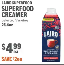 New Seasons Market Laird superfood superfood creamer offer