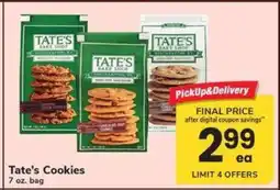 Safeway Tate's Cookies offer