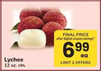 Safeway Lychee offer
