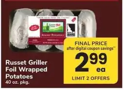 Safeway Russet Griller Foil Wrapped Potatoes offer