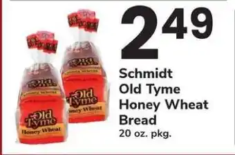 Safeway Schmidt Old Tyme Honey Wheat Bread offer