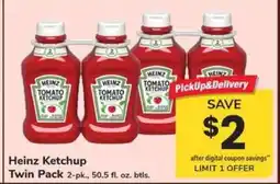 Safeway Heinz Ketchup Twin Pack offer