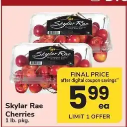 Safeway Skylar Rae Cherries offer