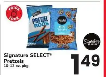 Safeway Signature Select Pretzels offer
