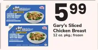 Safeway Gary’s Sliced Chicken Breast offer