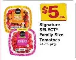 Safeway Signature SELECT Family Size Tomatoes offer