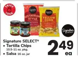 Safeway Signature SELECT Tortilla Chips & Salsa offer