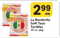 Safeway La Banderita Soft Taco Tortillas offer