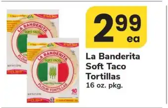 Safeway La Banderita Soft Taco Tortillas offer
