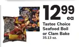 Safeway Tastee Choice Seafood Boil or Clam Bake offer