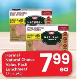 Safeway Hormel Natural Choice Value Pack Lunchmeat offer