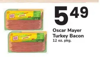 Safeway Oscar Mayer Turkey Bacon offer
