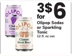 Safeway Olipop Sodas or Sparkling Tonic offer