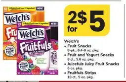Safeway Welch's Fruit Snacks offer