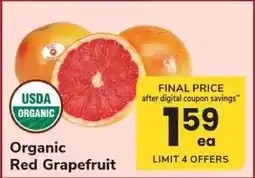 Safeway Organic Red Grapefruit offer