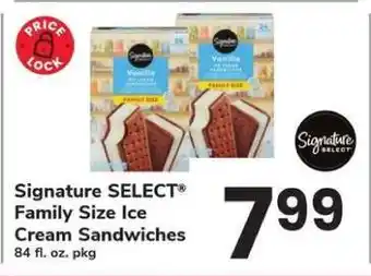Safeway Signature SELECT Family Size Ice Cream Sandwiches offer