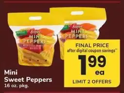Safeway Mini Sweet Peppers offer