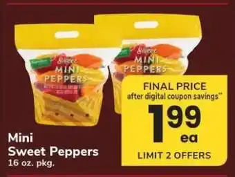 Safeway Mini Sweet Peppers offer