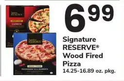 Safeway Signature RESERVE Wood Fired Pizza offer