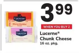 Safeway Lucerne Chunk Cheese offer