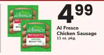 Safeway Al Fresco Chicken Sausage offer