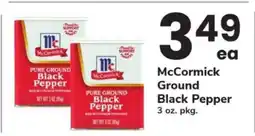 Safeway McCormick Ground Black Pepper offer