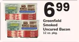 Safeway Greenfield Smoked Uncured Bacon offer