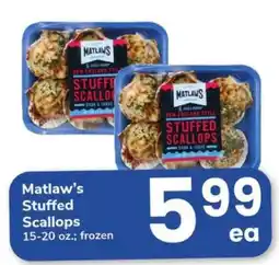 Safeway Matlaw's Stuffed Scallops offer