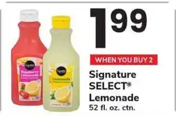 Safeway Signature Select Lemonade offer