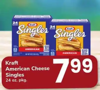 Safeway Kraft American Cheese Singles offer