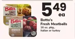 Safeway Botto's Fresh Meatballs offer