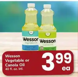 Safeway Wesson Vegetable or Canola Oil offer