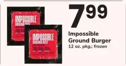 Safeway Impossible Ground Burger offer