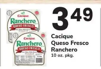 Safeway Cacique Queso Fresco Ranchero offer