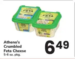 Safeway Atheno's Crumbled Feta Cheese offer