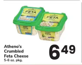 Safeway Atheno's Crumbled Feta Cheese offer