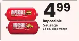 Safeway Impossible Sausage offer
