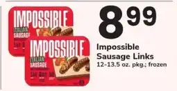 Safeway Impossible Sausage Links offer