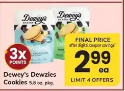 Safeway Dewey’s Dewzies Cookies offer