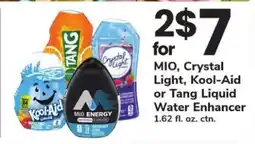 Safeway MiO, Crystal Light, Kool-Aid or Tang Liquid Water Enhancer offer