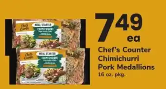 Safeway Chef's Counter Chimichurri Pork Medallions offer