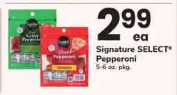 Safeway Signature SELECT Pepperoni offer